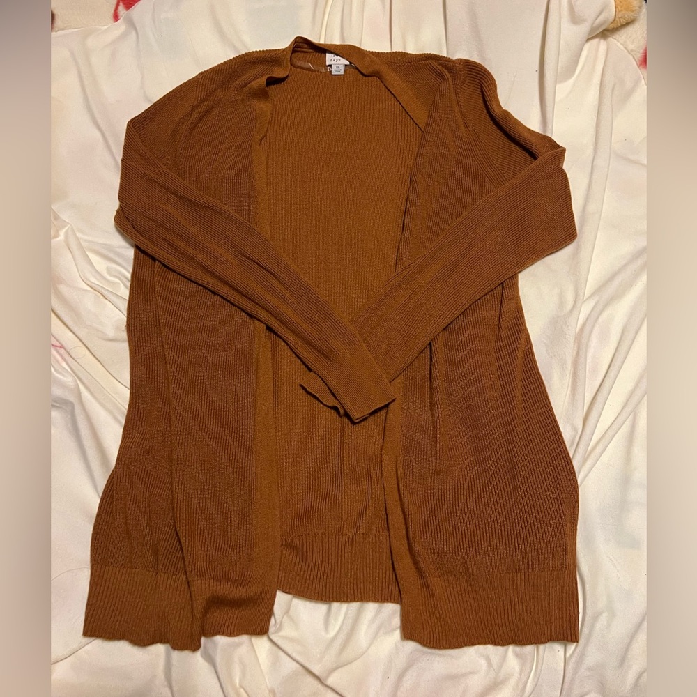 a new day Women's Tan Cardigan Sweater